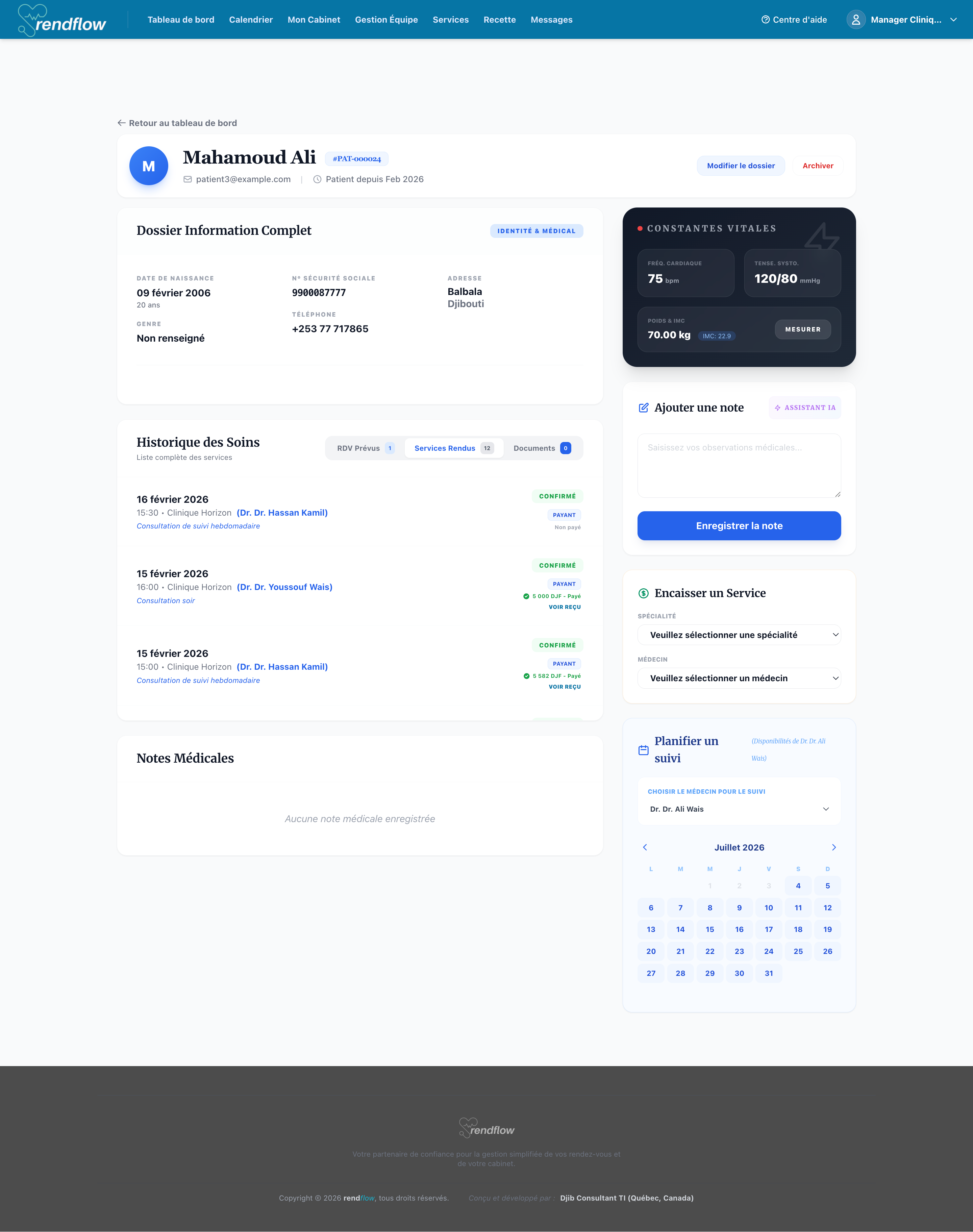 Interface Dashboard 3